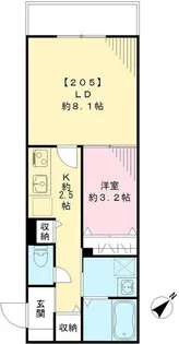 埼玉県所沢市松葉町【アパート】の間取り