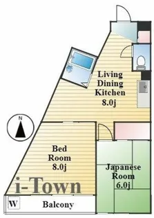 アップルビル【2階】の間取り