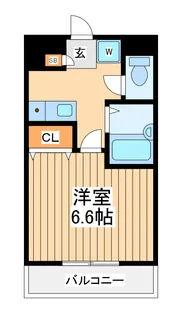 アスタリスク日吉【1階】の間取り
