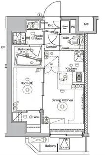東京都台東区東上野4【マンション】の間取り