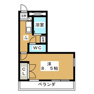 レジデンス北町【2階】の間取り
