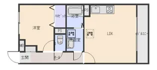 ラリュール FR【3階】の間取り