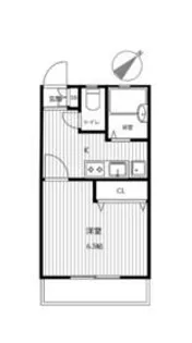 プロミネンス【1階】の間取り