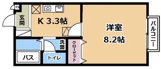 プリシェールキャッスル C棟【1階】の間取り