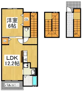 サンブリーゼ【3階】の間取り