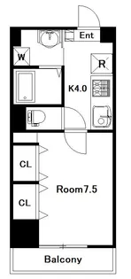 マーク・アベニュー【4階】の間取り