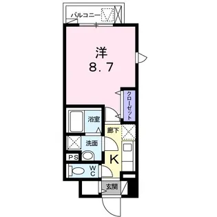 エス グランデ【4階】の間取り