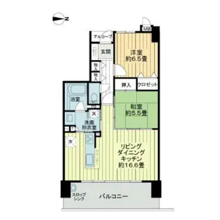 サーパス新町一丁目【9階】の間取り