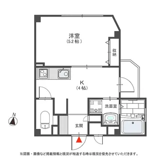 ミックコート東三国【4階】の間取り