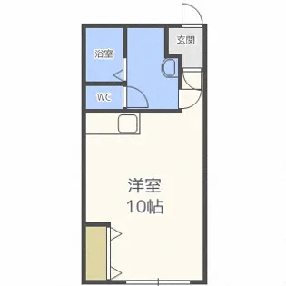 北海道札幌市中央区南十三条西6【マンション】の間取り