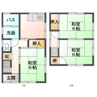 広島県福山市多治米町4【一戸建】の間取り