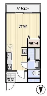 カーサ・コリーナ【1階】の間取り