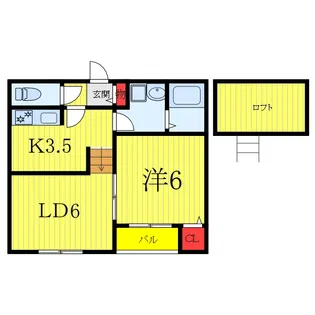 bell brun【2階】の間取り