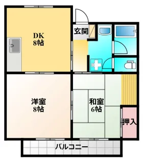 アベニュー泉【2階】の間取り