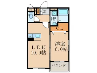 福岡県北九州市小倉南区長尾5【マンション】の間取り