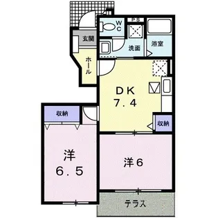 マニクールN【1階】の間取り