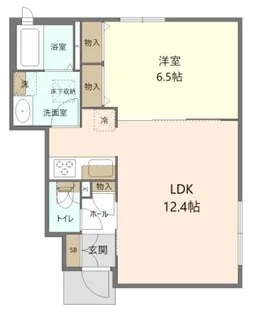 グリナ―ジュ桜新町【1階】の間取り