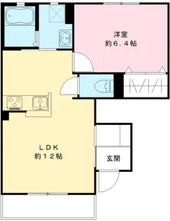 グリーンパレス【1階】の間取り