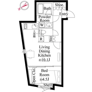 東京都品川区南大井5【マンション】の間取り