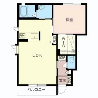 ハイム・フレッサ【1階】の間取り