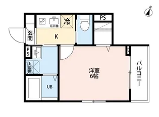 ルリアズール南与野(ルリアズールミナミヨノ)【1階】の間取り