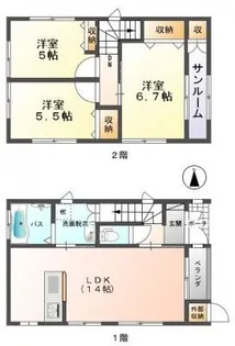 沙蘭 SARANの間取り