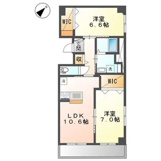 東京都日野市豊田3【マンション】の間取り