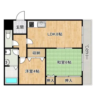 ヴィレッジヒルズTAKA【3階】の間取り