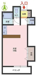 メゾンDEフェニックス【4階】の間取り