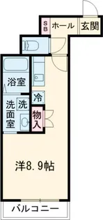 アクアレスト堺【1階】の間取り