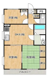 オリオンスクエア【1階】の間取り
