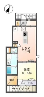 サザンフィールドA【1階】の間取り