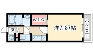 フォレステージュ江坂公園【9階】の間取り
