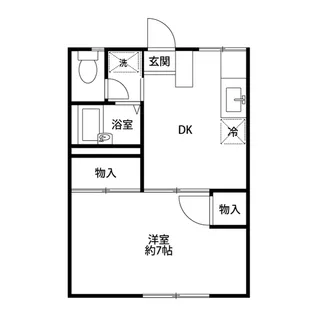 エステートピッコロ【1階】の間取り