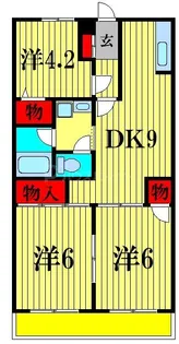 ベル・ビュー松戸【3階】の間取り