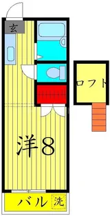 メゾンフジ【1階】の間取り