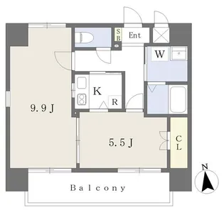 カスティージョ坪井【3階】の間取り