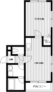 ローラル祐天寺【2階】の間取り