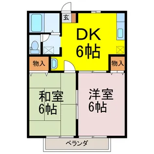 プレミールI【2階】の間取り