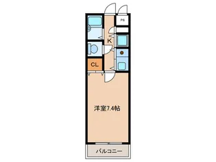 エテルナ荒江【6階】の間取り