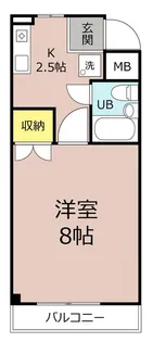 リバーサイド小車1号棟【1階】の間取り