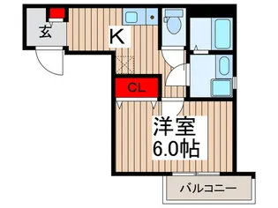 クレア松戸【3階】の間取り