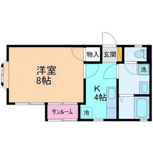 リトルフォーレスト【1階】の間取り