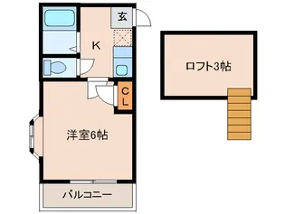 ドルチェ原【2階】の間取り