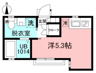 DAIYU-二十五番館【3階】の間取り