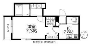 ヌーベルヴィ向島【1階】の間取り