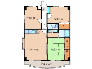 カームプレイスII【2階】の間取り