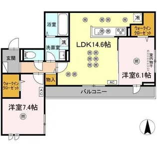 フェリックス【3階】の間取り
