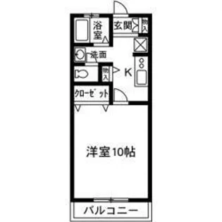 KGハイツII【1階】の間取り