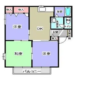 メゾンボヌール B棟【2階】の間取り